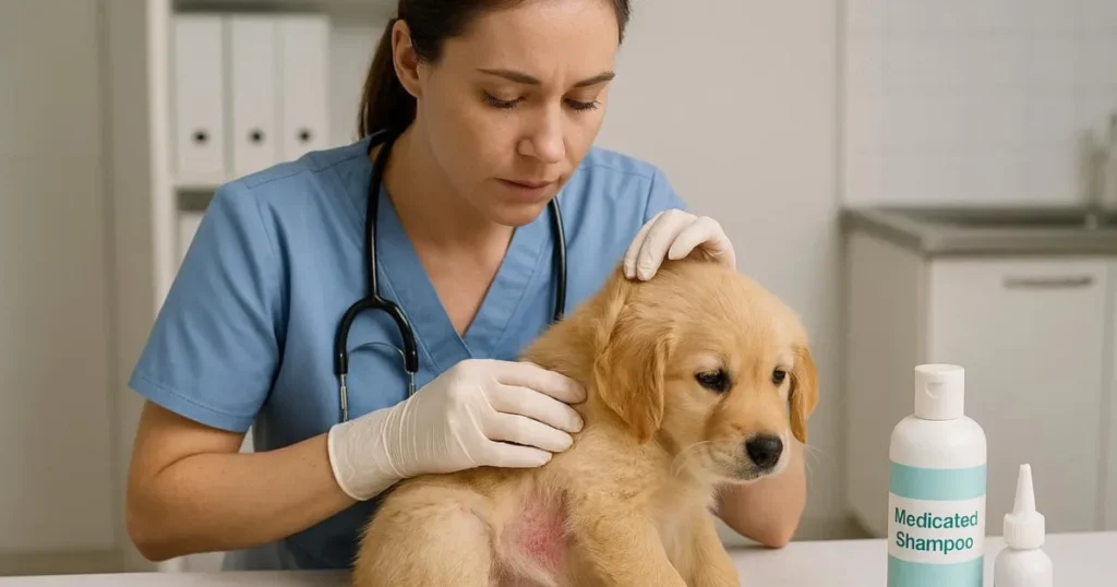 Puppy Food Allergies Skin: Managing Secondary Skin Infections During Food Trials