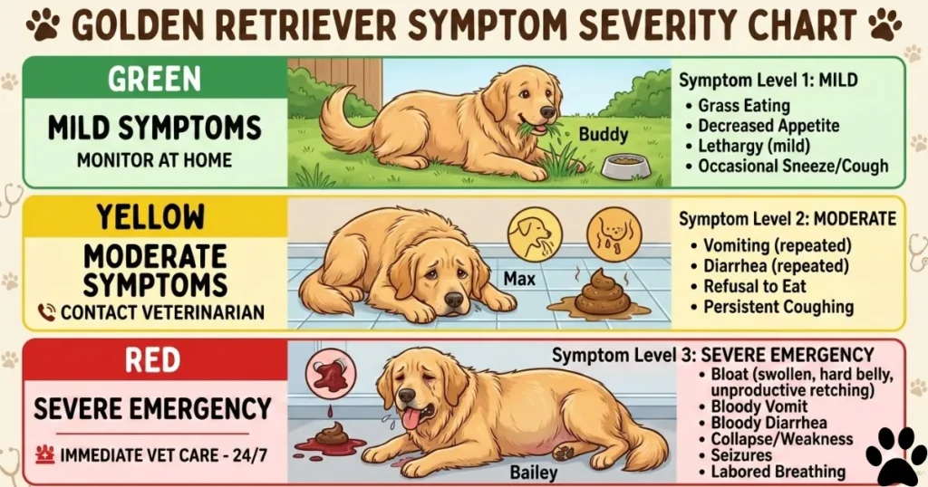 Dog Upset Stomach: Recognizing Symptoms by Severity