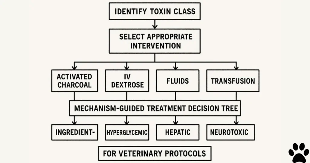 Foods Poison to Dogs: Treatment Decision Tree