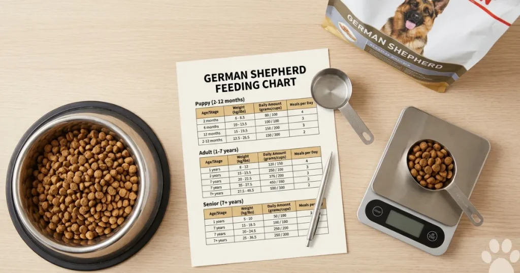 German Shepherd Feeding Chart by Age: Feeding Chart by Age