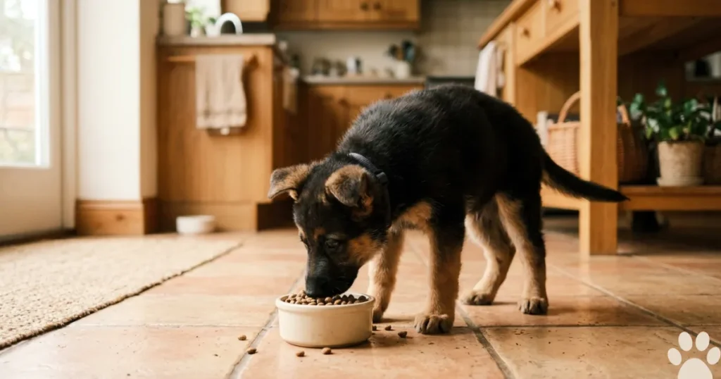 German Shepherd Feeding Chart by Age: Puppy Feeding 