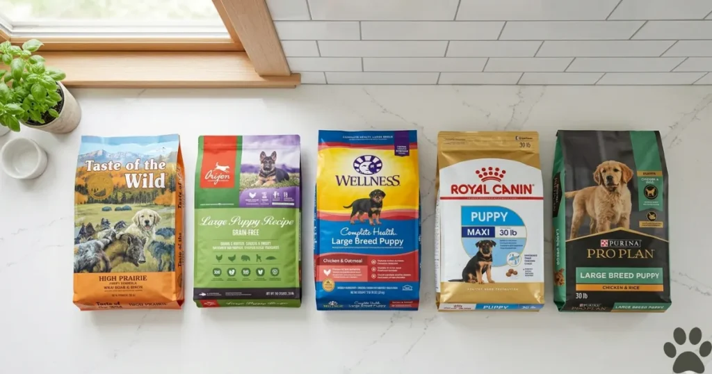 Golden Retriever Puppy Feeding Chart by Age: Top 5 Foods