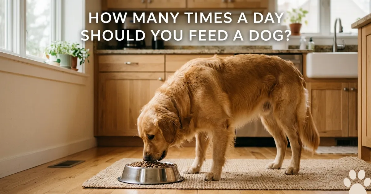 How Many Times a Day Should You Feed a Dog