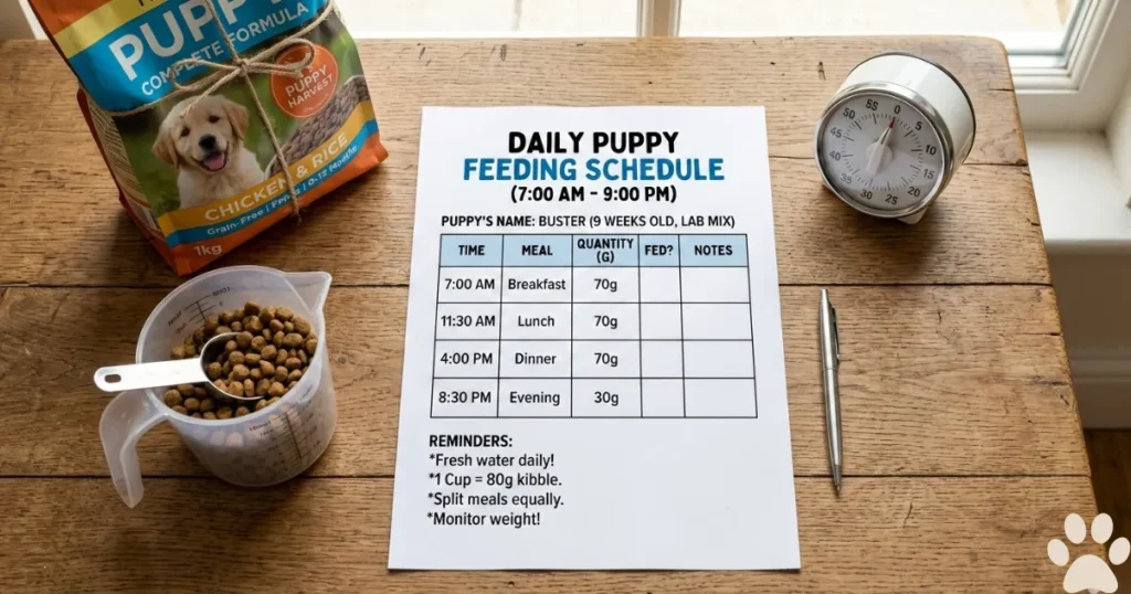 Puppy Feeding Schedule By Age: Complete Reference Chart