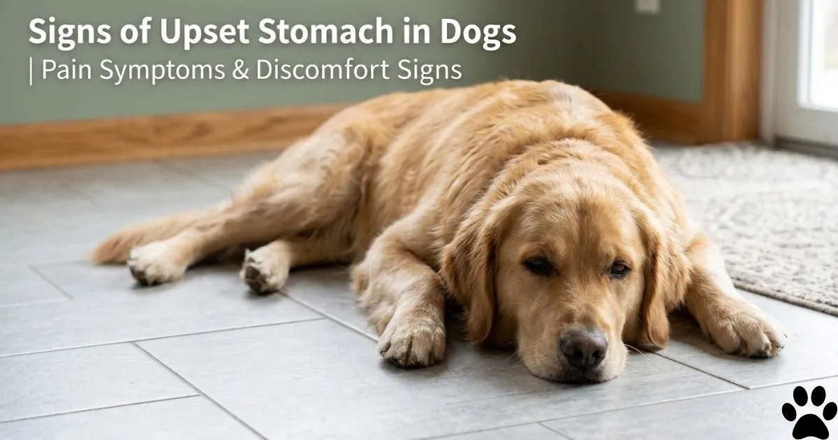 Signs of Upset Stomach in Dogs