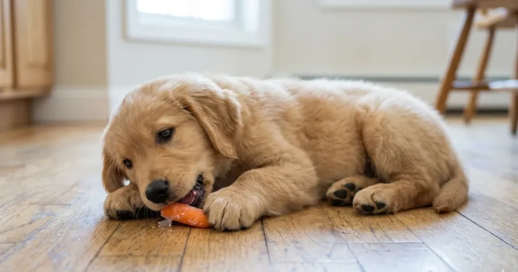 Are Carrots Safe For Dogs: Frozen Carrots 