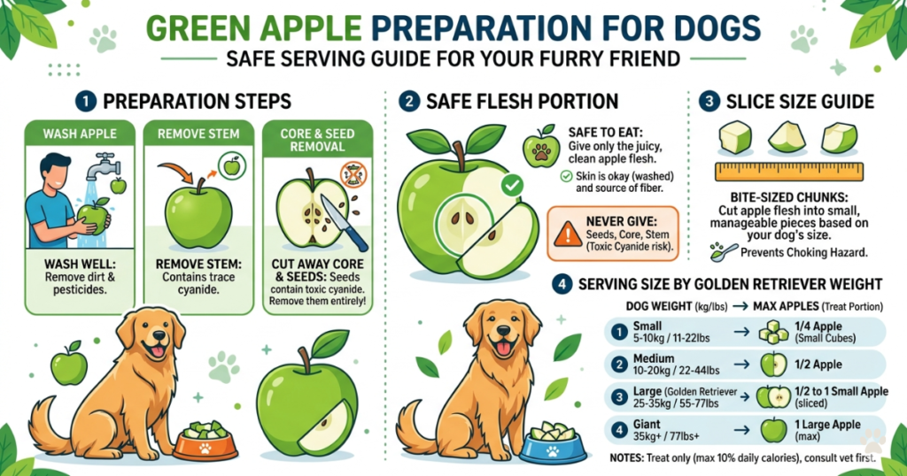 Can Dogs Eat Green Apples: Serving Size 