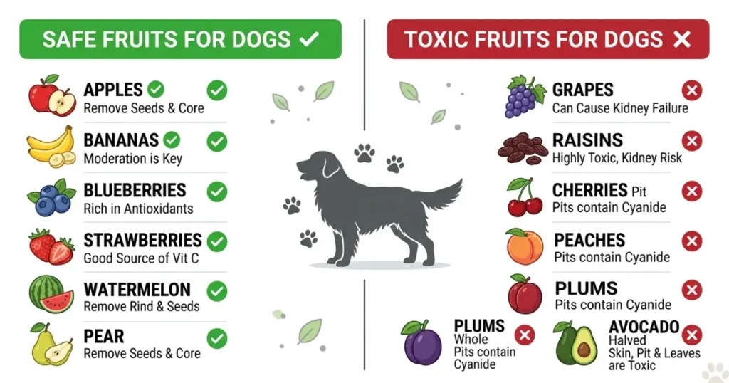 Can Dogs Have Fruit: Safe and Toxic fruit 