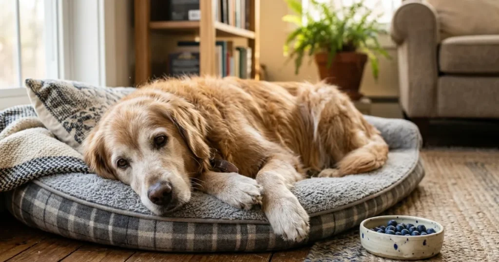 Dogs Eat Blueberries: Senior life stage 