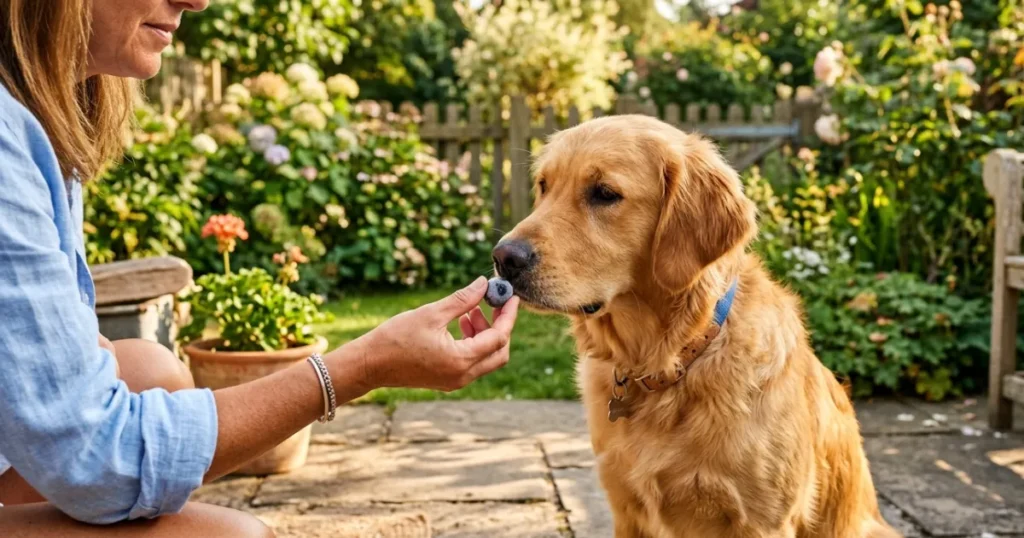 Dogs Eat Blueberries: Frozen Blueberry 