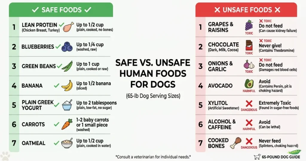 Safe Foods For Dogs: Fruits and Vegetables