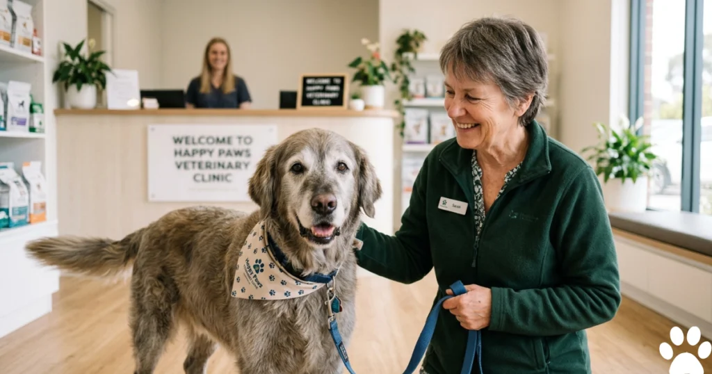 Canine Eye Problems: Senior Golden Retriever healthy eyes after treatment for golden retriever eye conditions