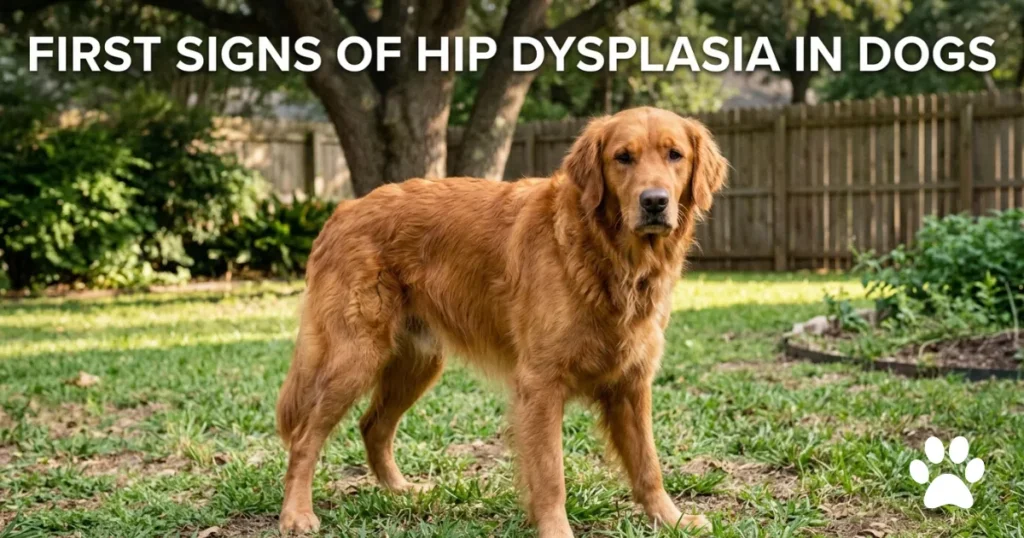 First Signs of Hip Dysplasia in Dogs