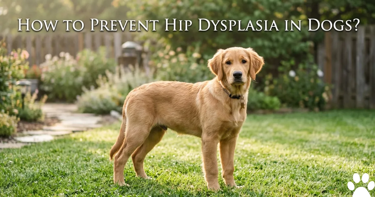 How to Prevent Hip Dysplasia in Dogs?