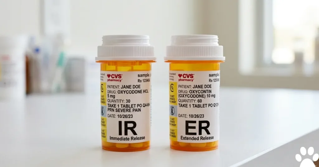 Anti Seizure Meds for Dogs: Keppra canine IR versus ER formulation bottles showing daily dosing difference for dogs