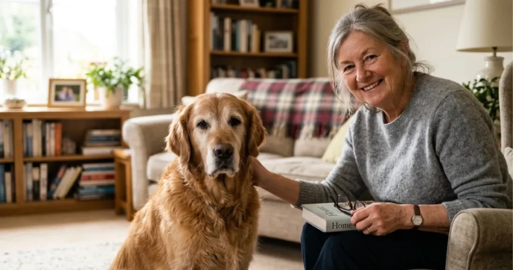 Bladder Cancer in Dogs: Senior Golden Retriever, a breed at low risk for the bladder cancer that affects terriers most.