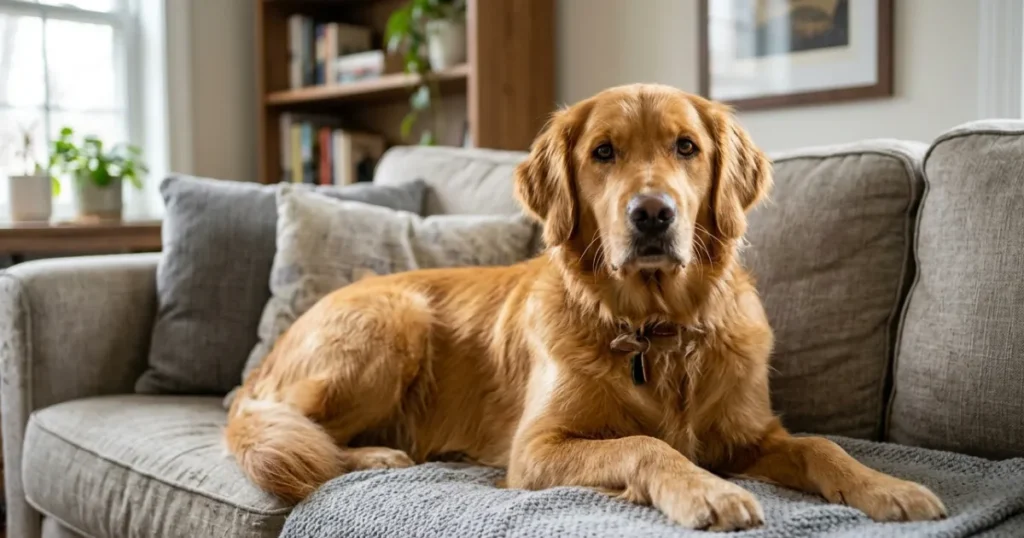 Cluster Seizures in Dogs: Young Golden Retriever, the age idiopathic epilepsy and clusters often begin"