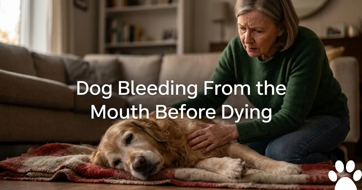 Dog Bleeding From Mouth Before Dying