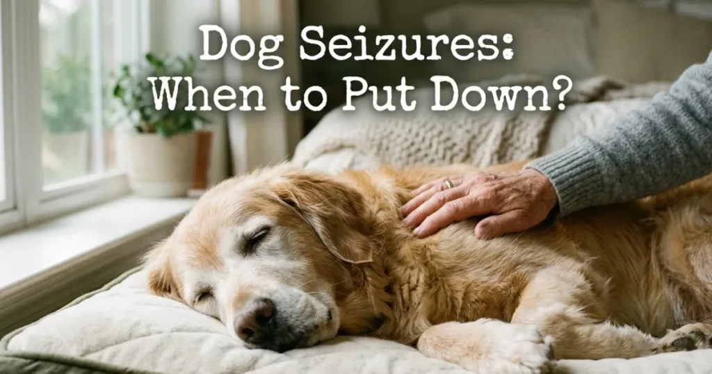Dog Seizures When to Put a Dog Down