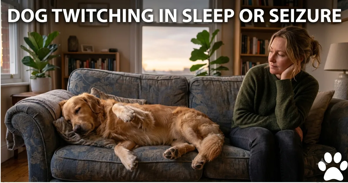 Dog Twitching in Sleep or Seizure