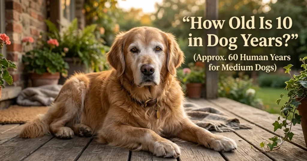 How Old Is 10 in Dog Years
