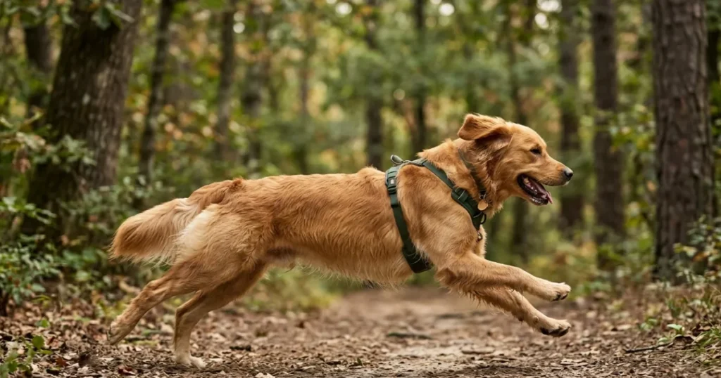 How Old Is 4 in Dog Years: Two year old Golden Retriever at the age for OFA hip and elbow certification.