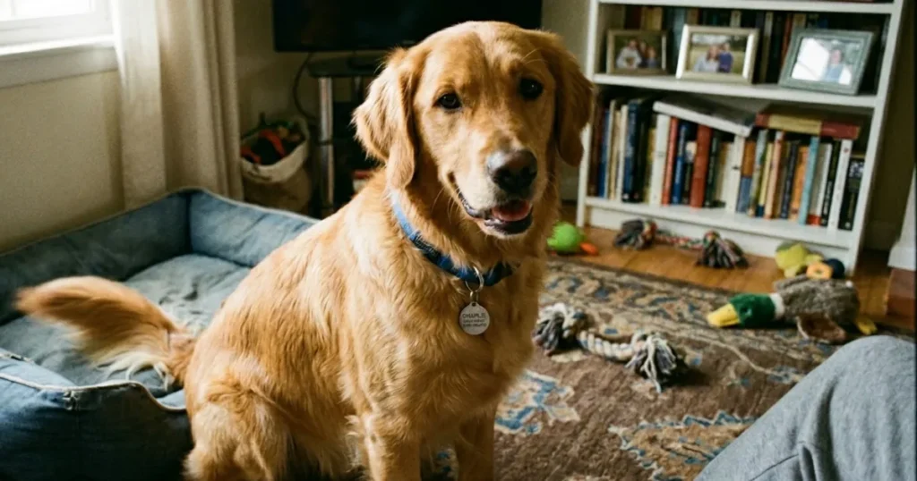 How Old Is My Dog in Dog Years: Adopted Golden Retriever Daisy, estimating how old my dog is