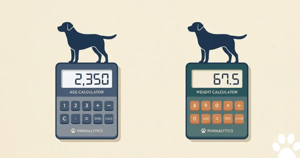 Dog Age Calculation: Why two dog age calculators give different answers for the same dog.