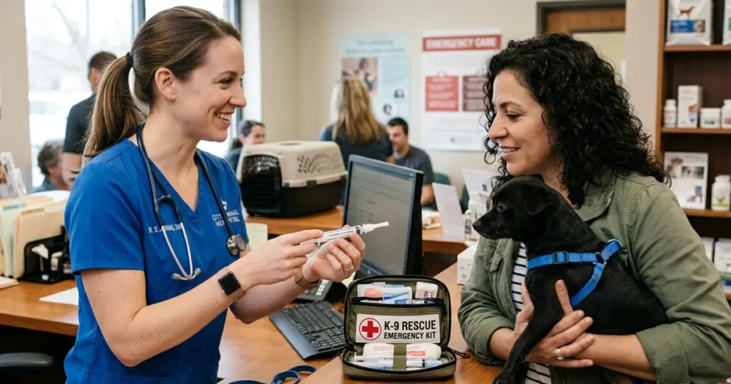 How to Stop Seizures in Dogs Immediately: Vet prescribing rescue medication to stop a dog's seizure at home