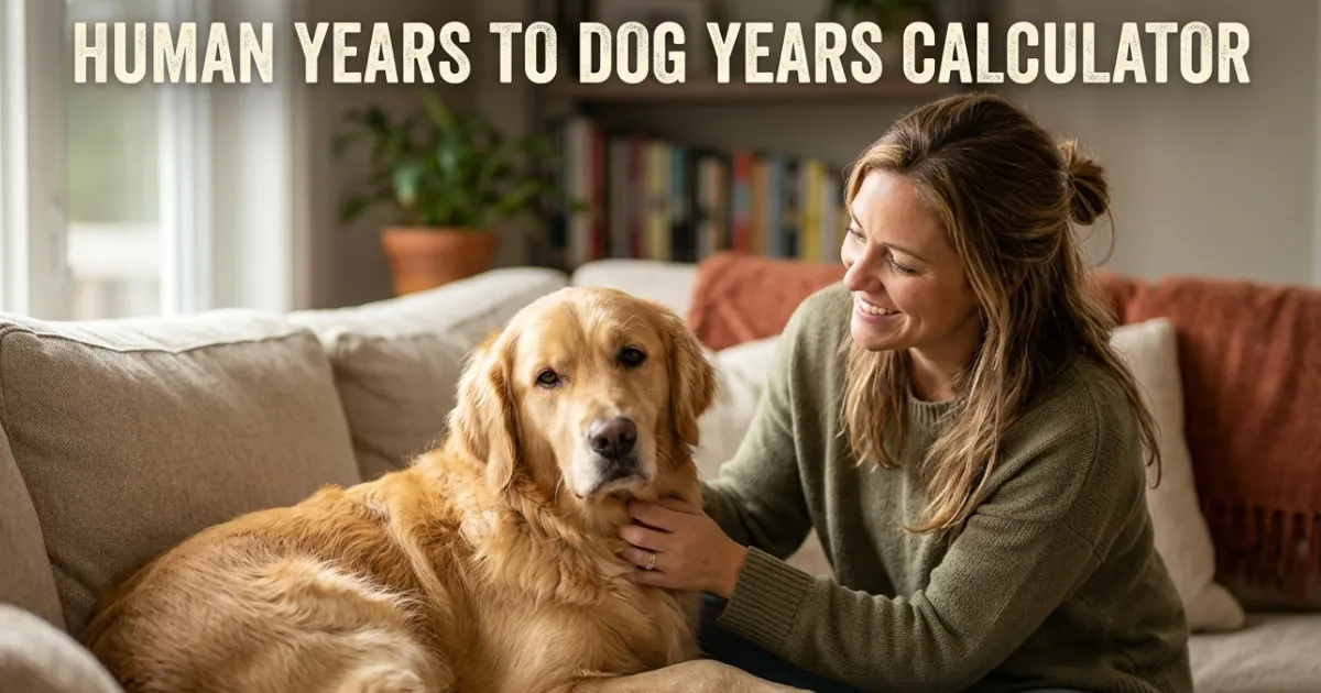 Human Years to Dog Years Calculator