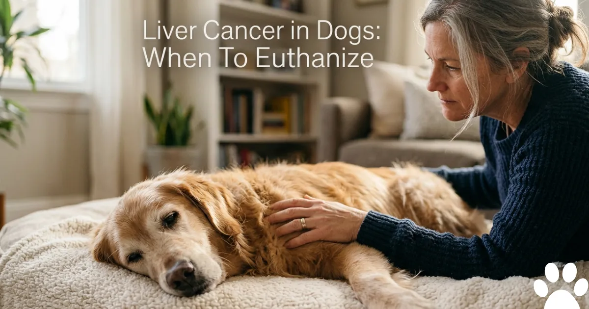 Liver Cancer in Dogs When To Euthanize