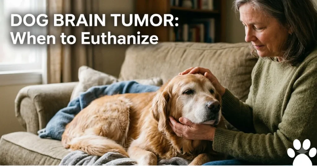 Dog brain tumor when to euthanize