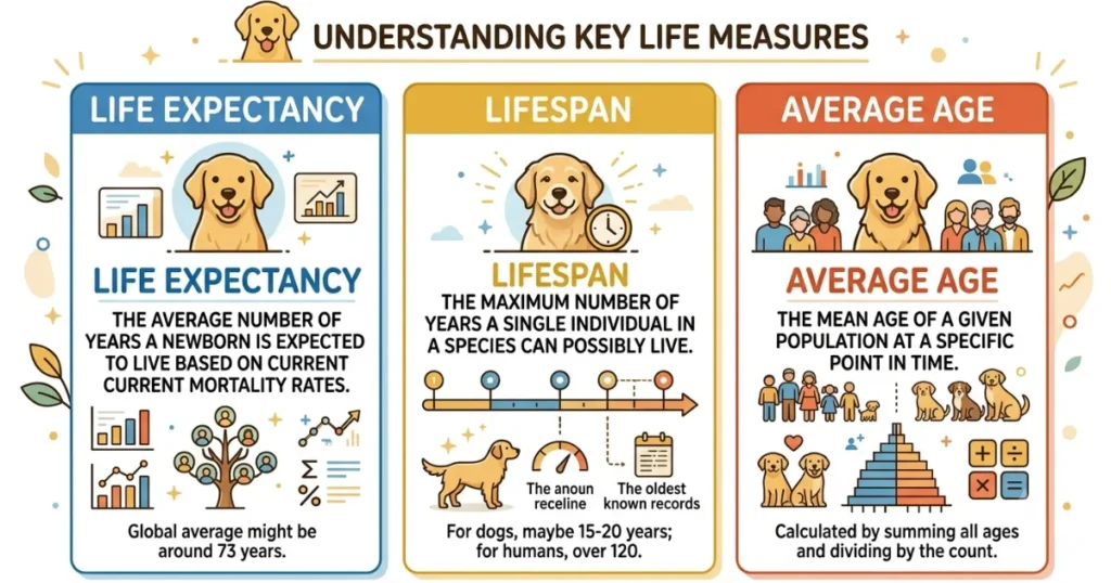 Average Life of Golden Retriever: Life expectancy versus lifespan versus average age for a golden retriever