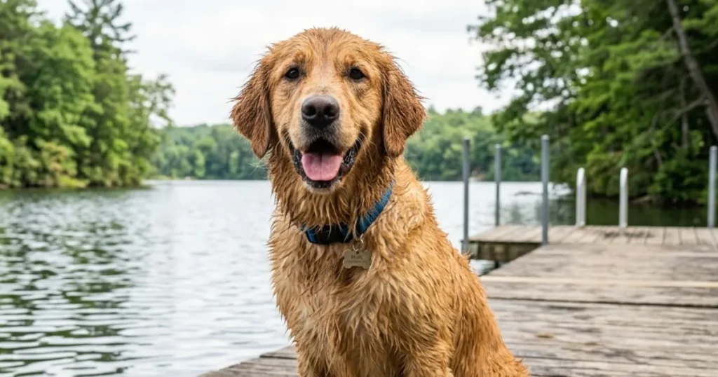 Dog Ear Cleaner Ingredients: A drying formula is the best dog ear cleaning solution for a water-loving Golden
