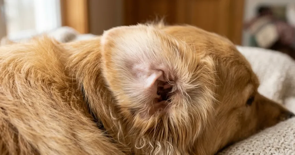 Dog Ear Hair Removal: Canal hair in Golden Retrievers is why owners consider plucking dog ear hair