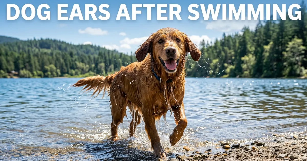 Dog Ears After Swimming