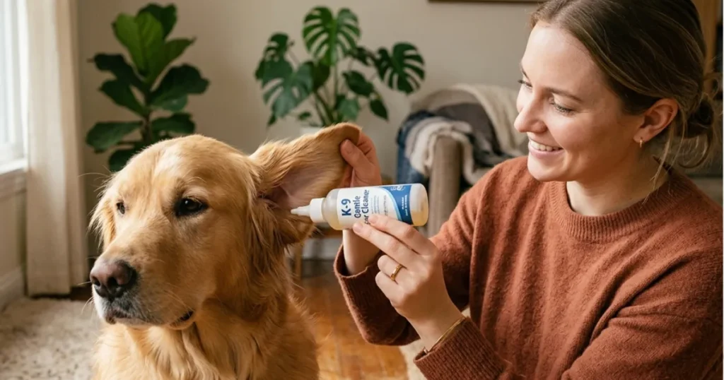 Drying Ear Cleaner For Dogs: Using the best dog ear cleaning solution correctly matters as much as choosing it