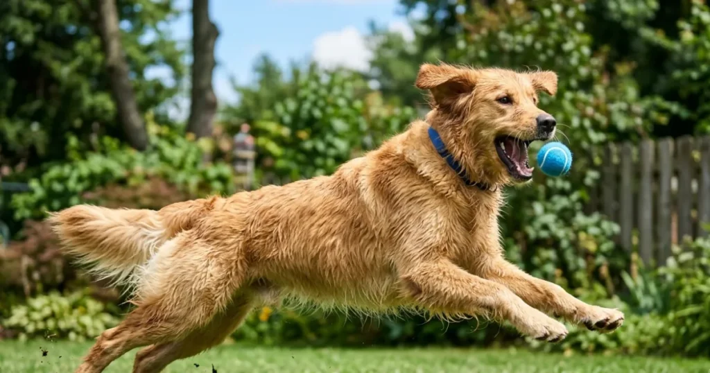 Golden Retriever Age Span: Young adult stage on the golden retriever age chart