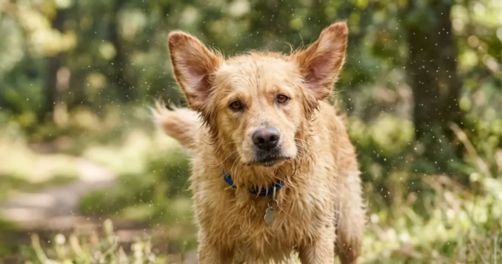 Golden Retriever Ear Problems: Head shaking is an early warning sign of Golden Retriever ear problems
