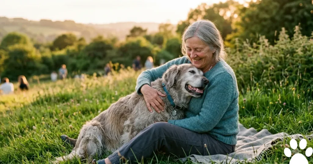 How Long Can a Dog Live with Cancer: Real owner making the most of good days with a senior Golden Retriever with cancer.