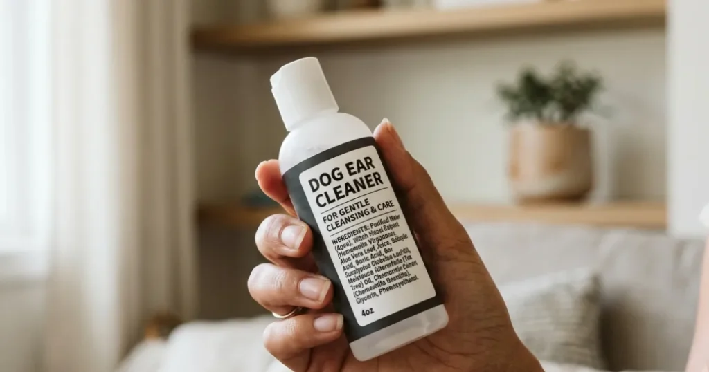 How to Choose a Dog Ear Cleaner: Reading the label to compare the best dog ear cleaning solution options 