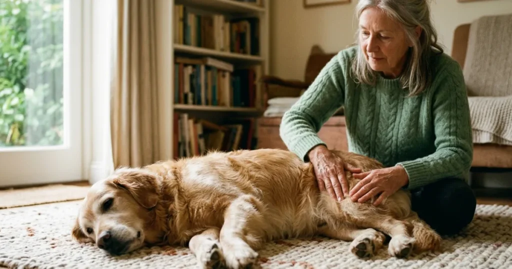 Old Golden Retriever Care: Comfort care for a geriatric senior golden retriever at home