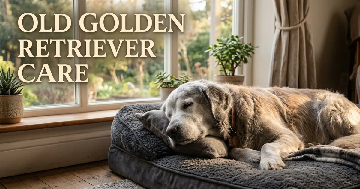 Old Golden Retriever Care