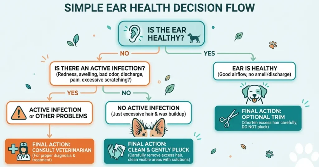 Should You Pluck Dog Ear Hair: A decision guide for whether plucking dog ear hair is ever the right choice
