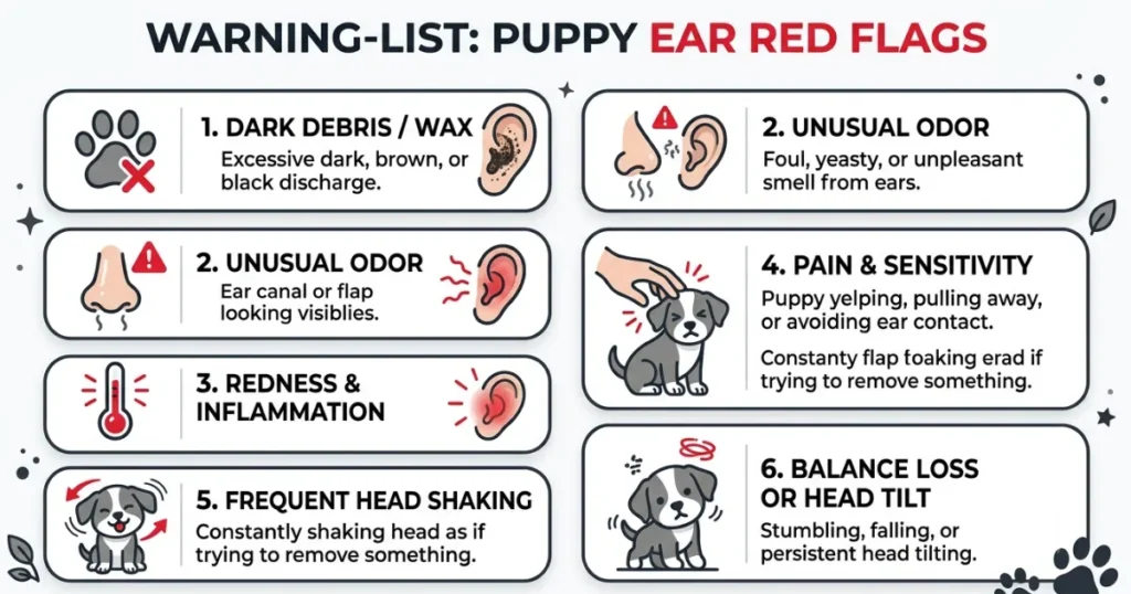 Puppy Ear Care: Puppy ear care red flags that mean a prompt visit to the vet