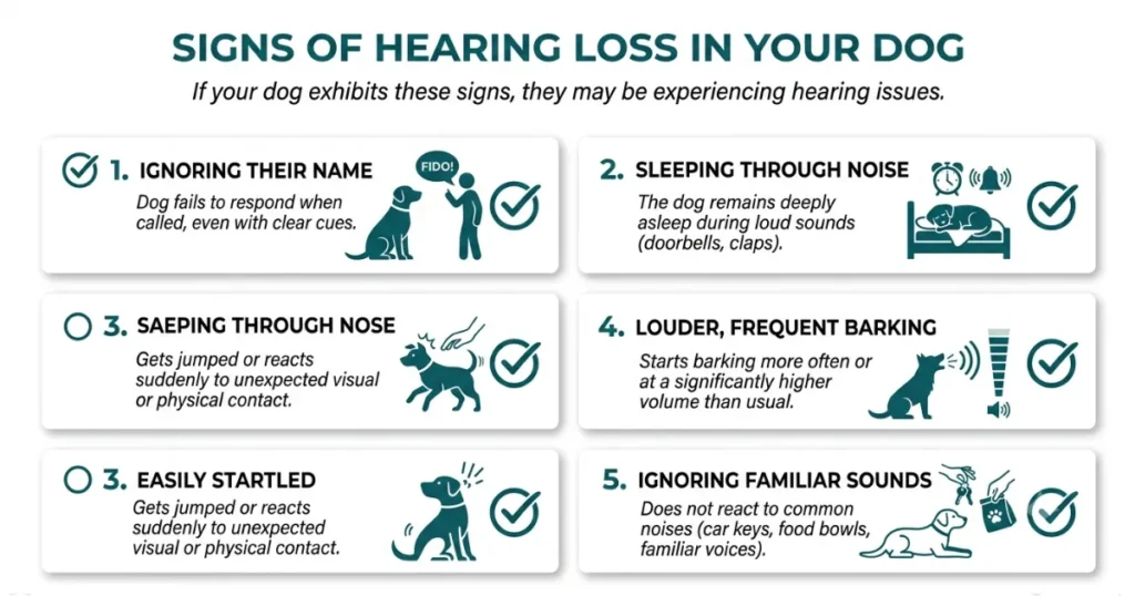 Senior Dog Hearing Loss: The common signs of hearing loss in dogs that owners of senior dogs notice